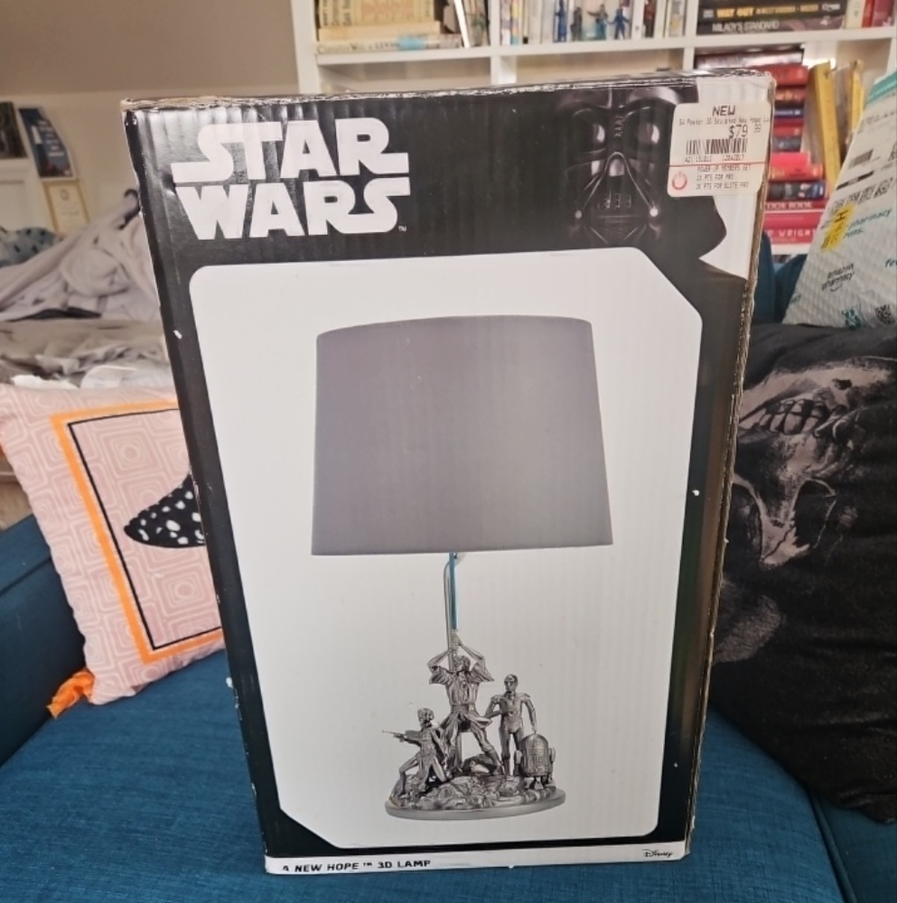 Star Wars 3D Lamp with Gray Shade
